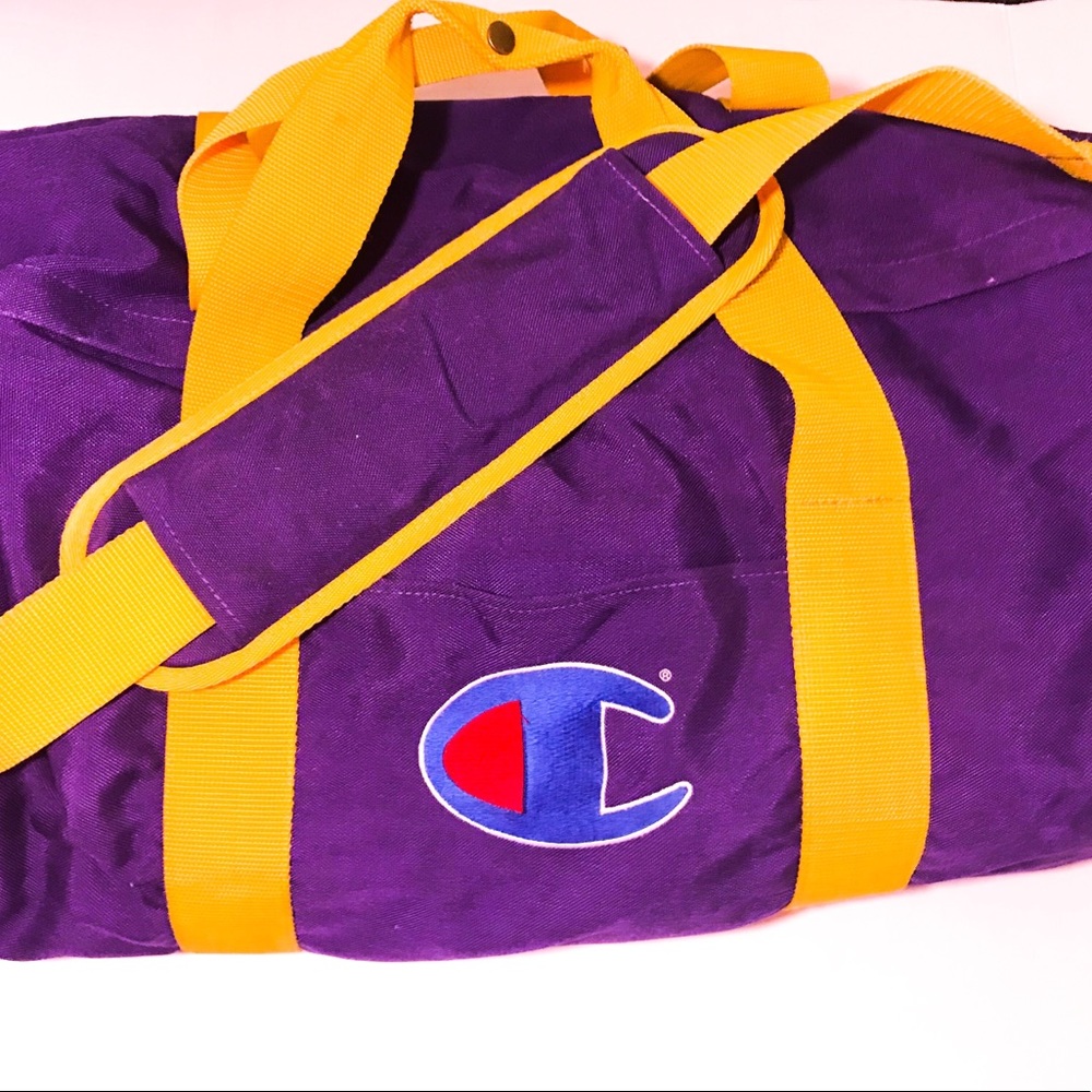 Vintage RARE Champion Duffel Bag!!
